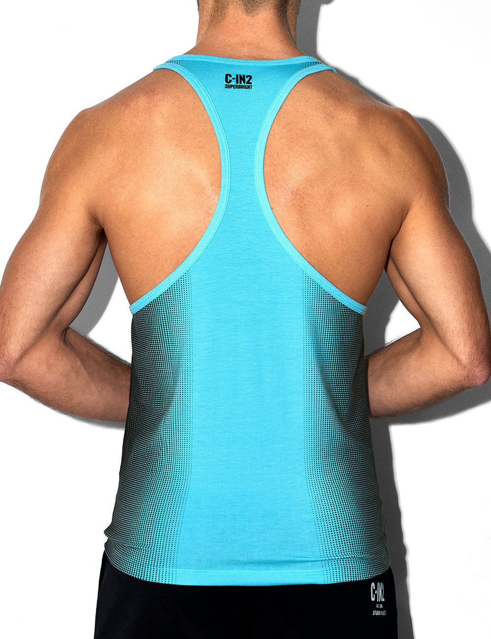 C-IN2 タンクトップ SUPER BRIGHT RELAXED TANK （ネオンブルー） CIN2 シーインツー メンズ下着 インナー 男性 アンダーウェア ブランド