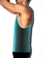 C-IN2 タンクトップ SUPER BRIGHT RELAXED TANK （ネオンブルー） CIN2 シーインツー メンズ下着 インナー 男性 アンダーウェア ブランド