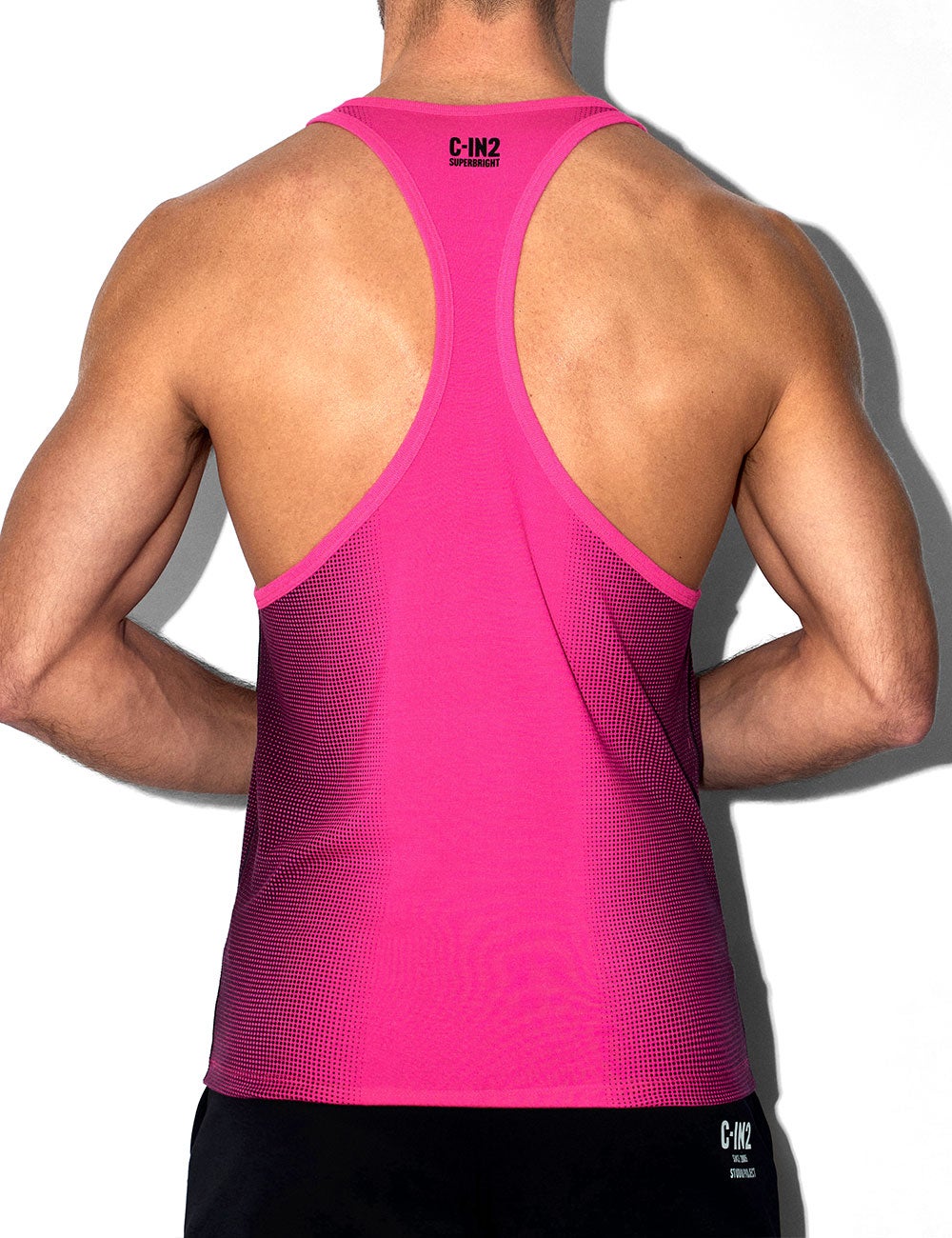 C-IN2 タンクトップ SUPER BRIGHT RELAXED TANK （ネオンピンク） CIN2 シーインツー メンズ下着 インナー 男性 アンダーウェア ブランド