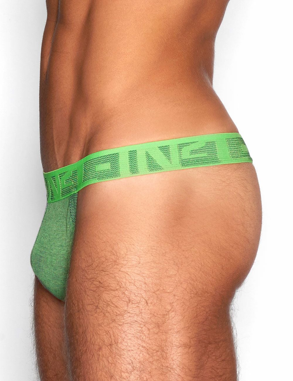C-IN2 Tバック UNDERTONE THONG （ゲインズグリーン） リブコットン ティーバック スポーツインナー CIN2 シーインツー メンズ下着 インナー 男性 パンツ アンダーウェア ブランド