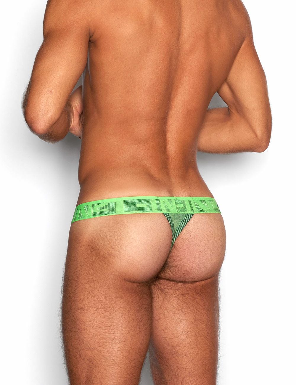 C-IN2 Tバック UNDERTONE THONG （ゲインズグリーン） リブコットン ティーバック スポーツインナー CIN2 シーインツー メンズ下着 インナー 男性 パンツ アンダーウェア ブランド