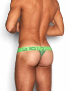 C-IN2 Tバック UNDERTONE THONG （ゲインズグリーン） リブコットン ティーバック スポーツインナー CIN2 シーインツー メンズ下着 インナー 男性 パンツ アンダーウェア ブランド