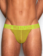 C-IN2 Tバック UNDERTONE THONG （エールイエロー） リブコットン ティーバック スポーツインナー CIN2 シーインツー メンズ下着 インナー 男性 パンツ アンダーウェア ブランド
