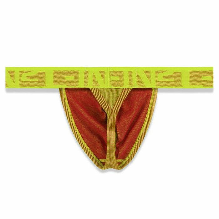C-IN2 Tバック UNDERTONE THONG （エールイエロー） リブコットン ティーバック スポーツインナー CIN2 シーインツー メンズ下着 インナー 男性 パンツ アンダーウェア ブランド