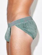 C-IN2 スポーツブリーフ UNDERTONE DASH BRIEF （セージグリーン） リブコットン CIN2 シーインツー メンズ下着 インナー 男性 パンツ アンダーウェア ブランド
