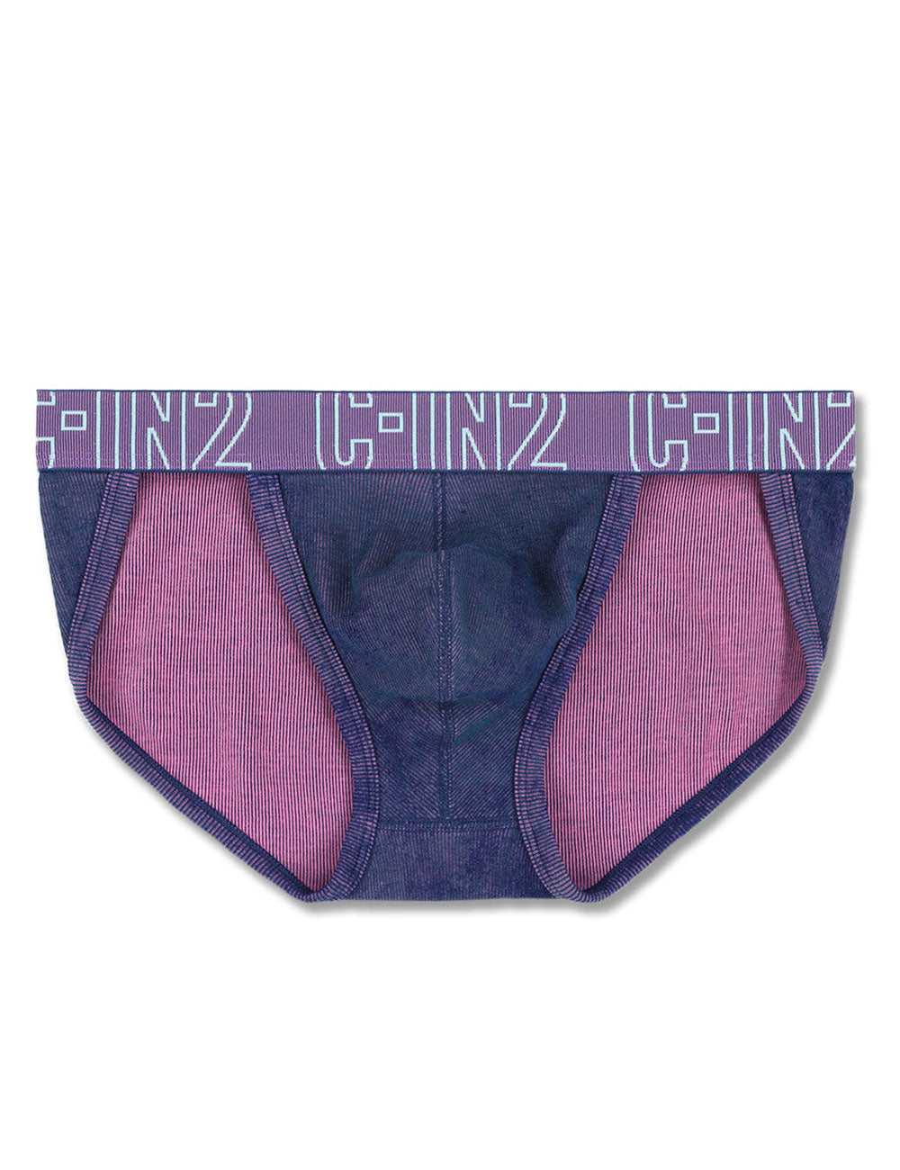 C-IN2 スポーツブリーフ UNDERTONE DASH BRIEF （ブルーベリーピンク） リブコットン CIN2 シーインツー メンズ下着 インナー 男性 パンツ アンダーウェア ブランド