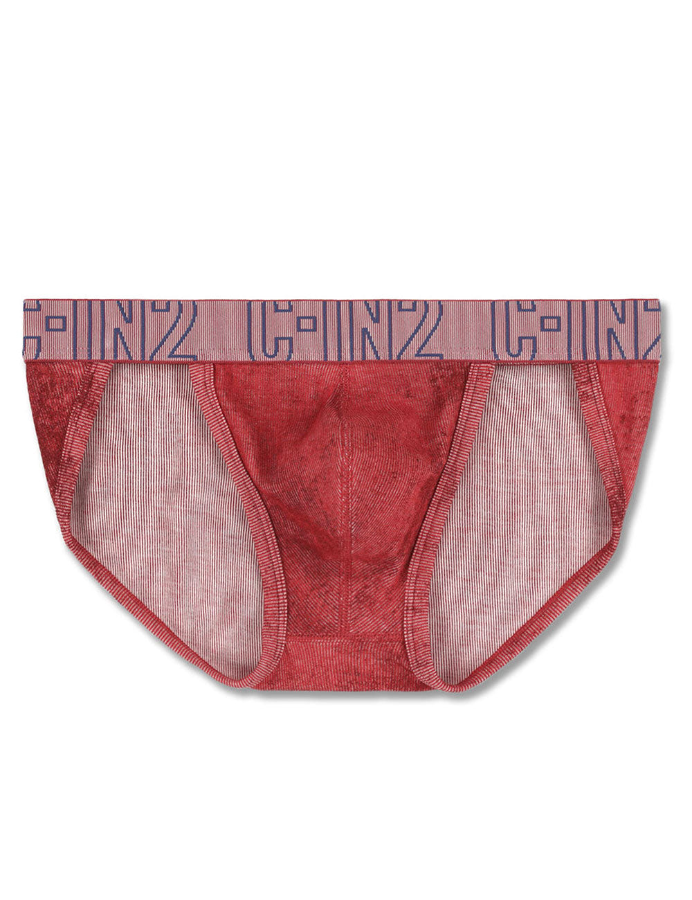 C-IN2 スポーツブリーフ UNDERTONE DASH BRIEF （ポピーレッド） リブコットン CIN2 シーインツー メンズ下着 インナー 男性 パンツ アンダーウェア ブランド