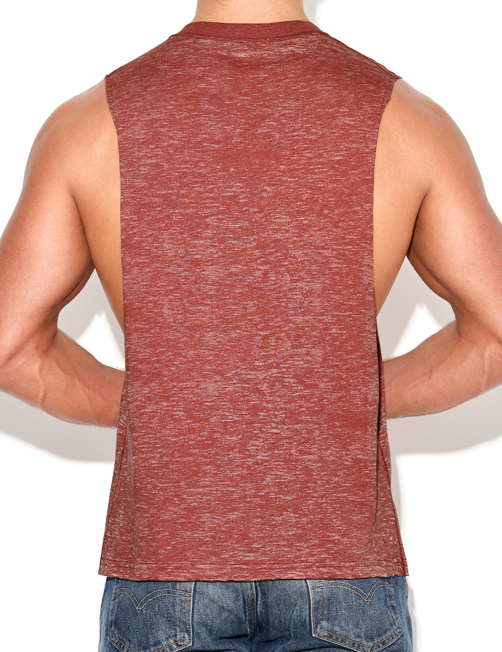 C-IN2 タンクトップ HAND ME DOWN MUSCLE T-SHIRT （パーシモンレッド/2026FW限定色） CIN2 シーインツー メンズ下着 インナー 男性 アンダーウェア ブランド