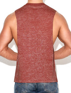C-IN2 タンクトップ HAND ME DOWN MUSCLE T-SHIRT （パーシモンレッド/2026FW限定色） CIN2 シーインツー メンズ下着 インナー 男性 アンダーウェア ブランド