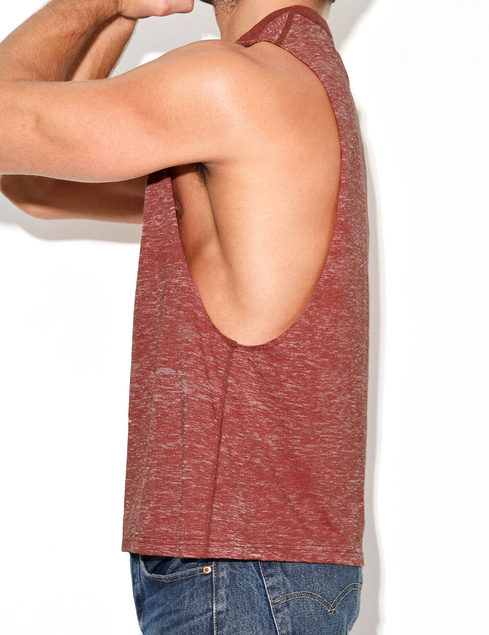 C-IN2 タンクトップ HAND ME DOWN MUSCLE T-SHIRT （パーシモンレッド/2026FW限定色） CIN2 シーインツー メンズ下着 インナー 男性 アンダーウェア ブランド