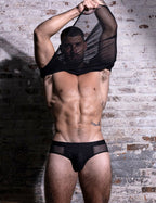 C-IN2 ローライズブリーフ ビキニ SHEER Low Rise Brief （ブラック） シースルー メッシュ CIN2 シーインツー メンズ下着 インナー 男性 パンツ アンダーウェア ブランド