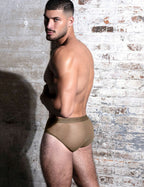 C-IN2 ローライズブリーフ ビキニ SHEER Low Rise Brief （ダークヌード） シースルー メッシュ CIN2 シーインツー メンズ下着 インナー 男性 パンツ アンダーウェア ブランド