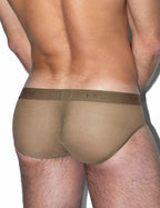 C-IN2 ローライズブリーフ ビキニ SHEER Low Rise Brief （ダークヌード） シースルー メッシュ CIN2 シーインツー メンズ下着 インナー 男性 パンツ アンダーウェア ブランド