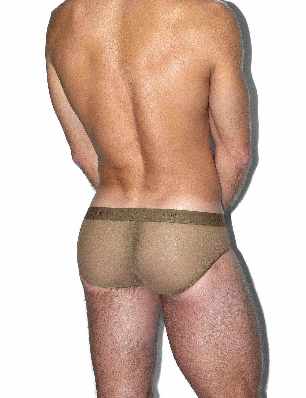 C-IN2 ローライズブリーフ ビキニ SHEER Low Rise Brief （ダークヌード） シースルー メッシュ CIN2 シーインツー メンズ下着 インナー 男性 パンツ アンダーウェア ブランド