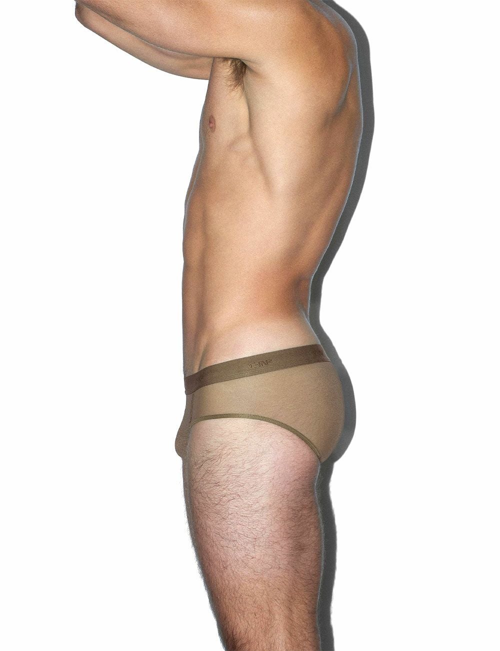 C-IN2 ローライズブリーフ ビキニ SHEER Low Rise Brief （ダークヌード） シースルー メッシュ CIN2 シーインツー メンズ下着 インナー 男性 パンツ アンダーウェア ブランド