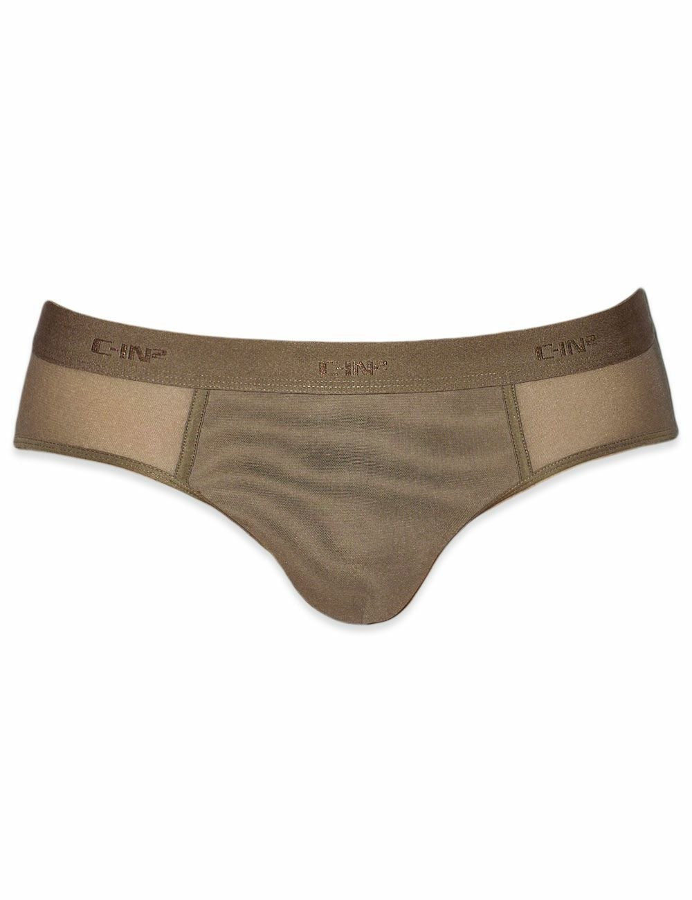 C-IN2 ローライズブリーフ ビキニ SHEER Low Rise Brief （ダークヌード） シースルー メッシュ CIN2 シーインツー メンズ下着 インナー 男性 パンツ アンダーウェア ブランド