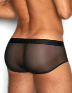 C-IN2 前開き ブリーフ ビキニ SHEER Fly Front Brief （ブラック） シースルー メッシュ CIN2 シーインツー メンズ下着 インナー 男性 パンツ アンダーウェア ブランド
