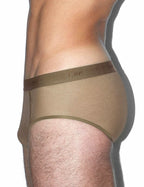C-IN2 前開き ブリーフ ビキニ SHEER Fly Front Brief （ダークヌード） シースルー メッシュ CIN2 シーインツー メンズ下着 インナー 男性 パンツ アンダーウェア ブランド