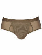 C-IN2 前開き ブリーフ ビキニ SHEER Fly Front Brief （ダークヌード） シースルー メッシュ CIN2 シーインツー メンズ下着 インナー 男性 パンツ アンダーウェア ブランド