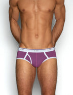 C-IN2 スタンダードブリーフ ビキニ THROWBACK FLY FRONT BRIEF （パーデンパープル） CIN2 シーインツー メンズ下着 インナー 男性 パンツ アンダーウェア ブランド
