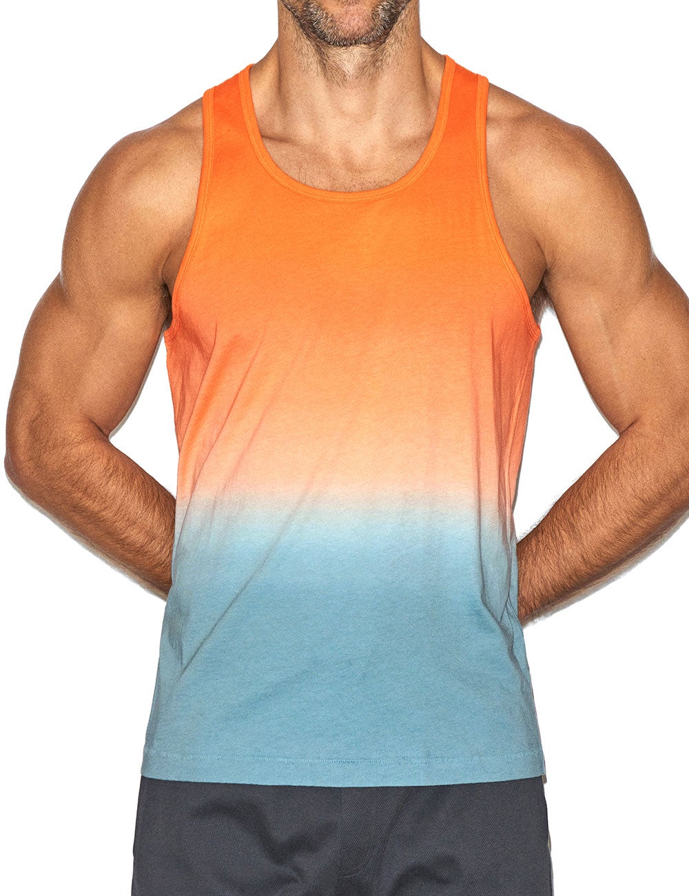 C-IN2 タンクトップ DIP DYE RELAXED TANK （ゴールドフィッシュオレンジ） CIN2 シーインツー メンズ下着 インナー 男性 アンダーウェア ブランド