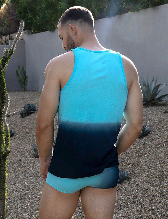 C-IN2 タンクトップ DIP DYE RELAXED TANK （ストームブルー） CIN2 シーインツー メンズ下着 インナー 男性 アンダーウェア ブランド