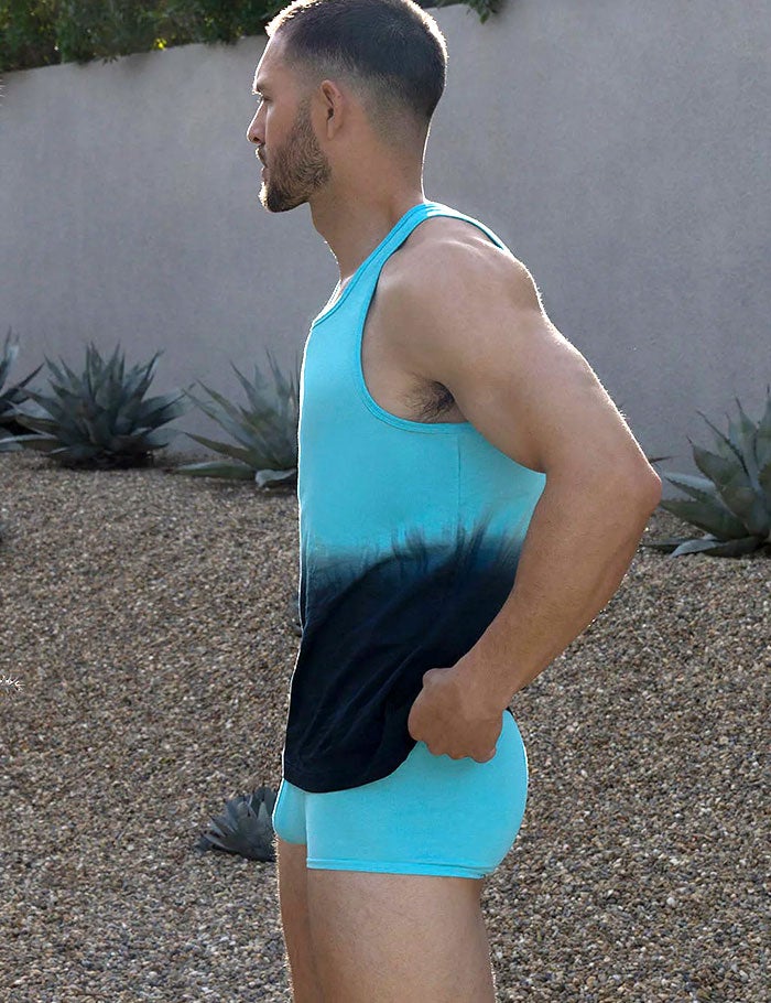 C-IN2 タンクトップ DIP DYE RELAXED TANK （ストームブルー） CIN2 シーインツー メンズ下着 インナー 男性 アンダーウェア ブランド