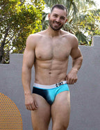 C-IN2 ローライズブリーフ ビキニ DIP DYE LOW RISE BRIEF （ストームブルー） CIN2 シーインツー メンズ下着 インナー 男性 パンツ アンダーウェア ブランド