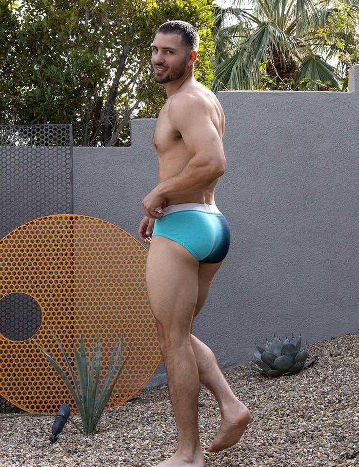 C-IN2 ローライズブリーフ ビキニ DIP DYE LOW RISE BRIEF （ストームブルー） CIN2 シーインツー メンズ下着 インナー 男性 パンツ アンダーウェア ブランド