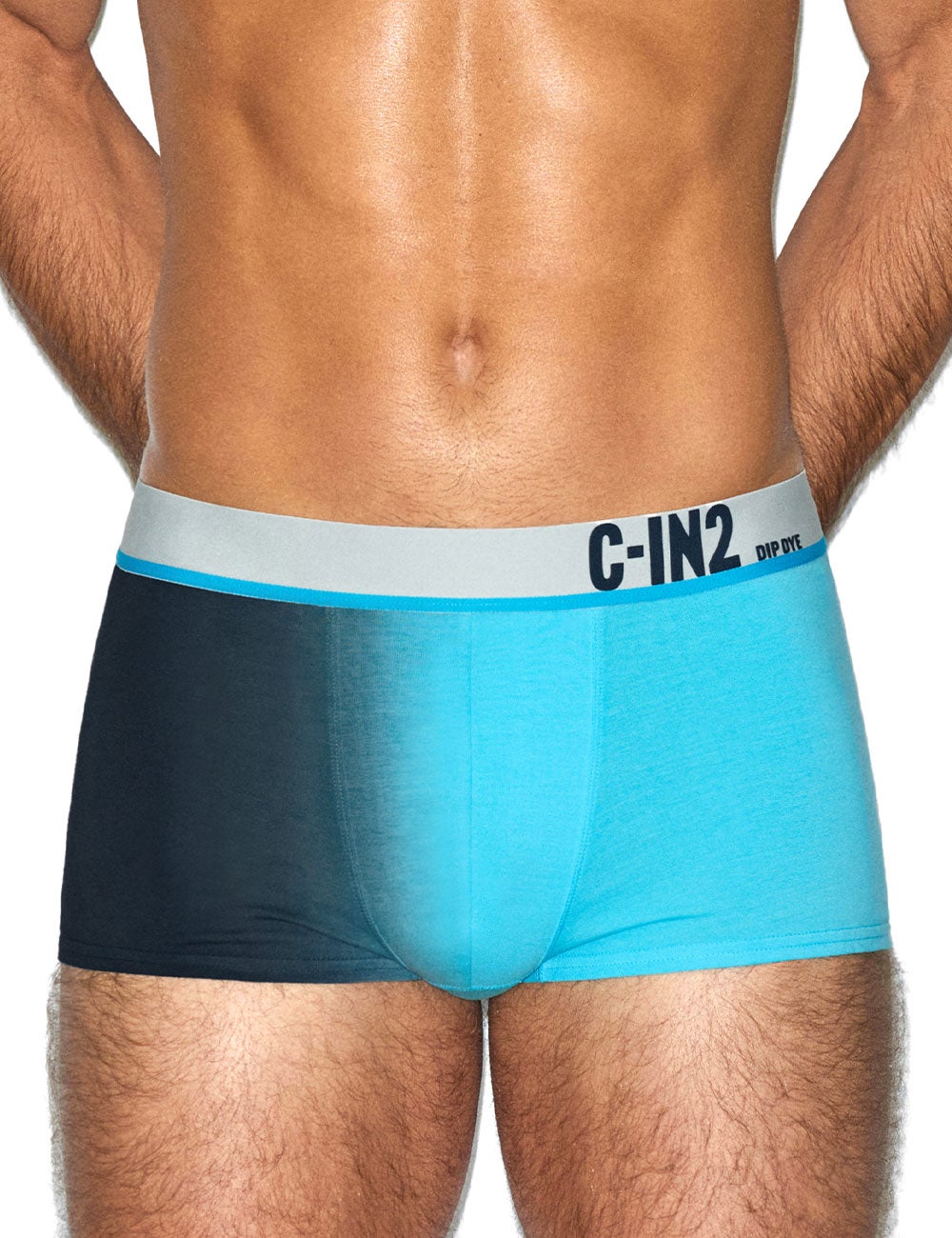 C-IN2 ローライズボクサーパンツ DIP DYE LOW RISE TRUNK （ストームブルー） CIN2 シーインツー メンズ下着 インナー 男性 パンツ アンダーウェア ブランド