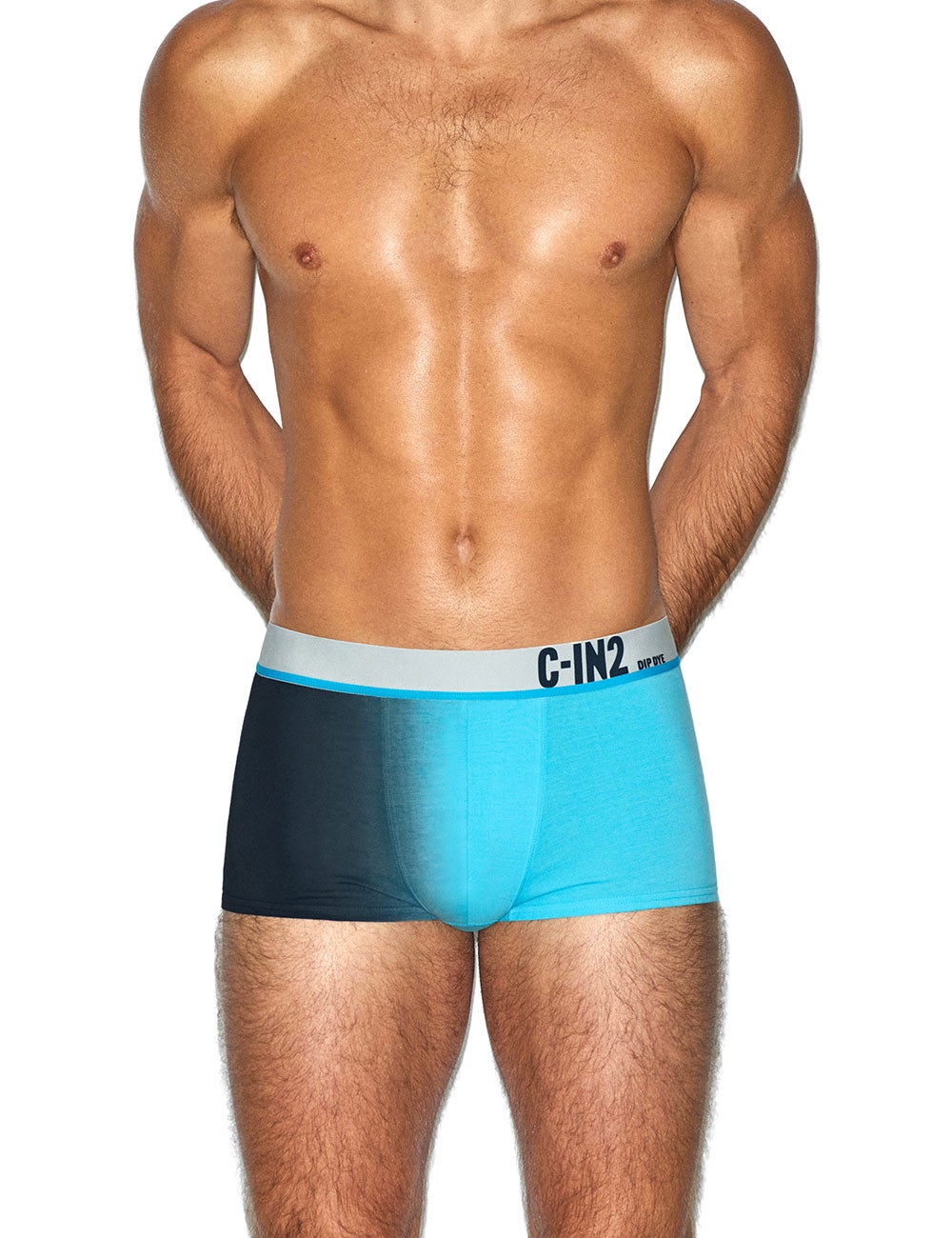 C-IN2 ローライズボクサーパンツ DIP DYE LOW RISE TRUNK （ストームブルー） CIN2 シーインツー メンズ下着 インナー 男性 パンツ アンダーウェア ブランド