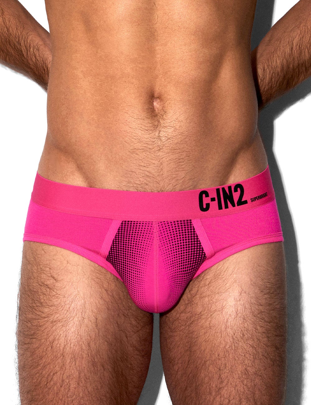 C-IN2 ローライズブリーフ ビキニ SUPER BRIGHT LOW RISE BRIEF （ネオンピンク） CIN2 シーインツー メンズ下着 インナー 男性 パンツ アンダーウェア ブランド