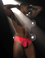 C-IN2 ローライズブリーフ ビキニ SUPER BRIGHT LOW RISE BRIEF （ネオンレッド） CIN2 シーインツー メンズ下着 インナー 男性 パンツ アンダーウェア ブランド