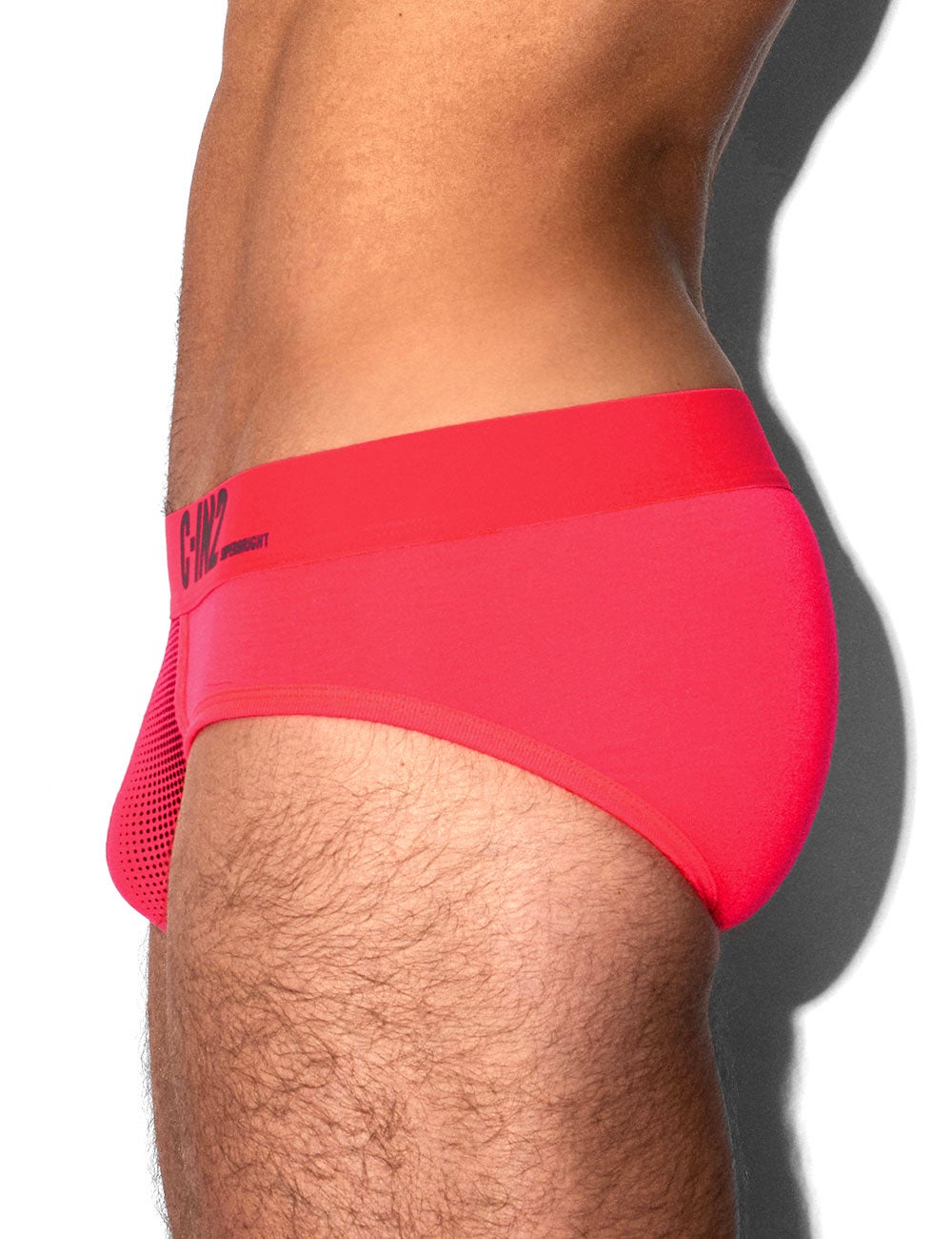 C-IN2 ローライズブリーフ ビキニ SUPER BRIGHT LOW RISE BRIEF （ネオンレッド） CIN2 シーインツー メンズ下着 インナー 男性 パンツ アンダーウェア ブランド