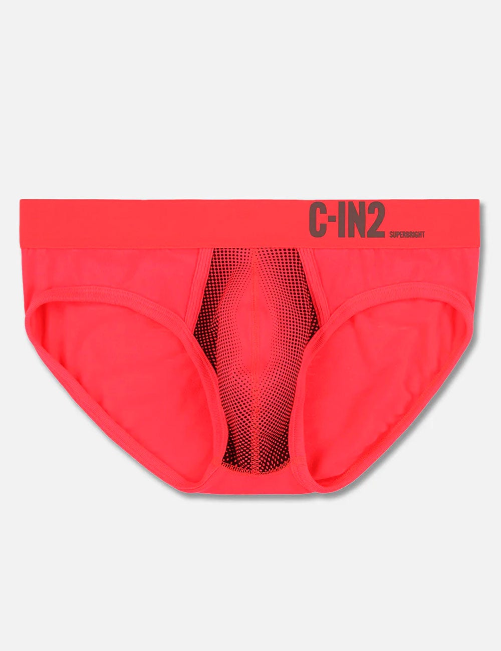 C-IN2 ローライズブリーフ ビキニ SUPER BRIGHT LOW RISE BRIEF （ネオンレッド） CIN2 シーインツー メンズ下着 インナー 男性 パンツ アンダーウェア ブランド