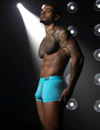 C-IN2 ローライズボクサーパンツ SUPER BRIGHT LOW RISE TRUNK（ネオンブルー） CIN2 シーインツー メンズ下着 インナー 男性 パンツ アンダーウェア ブランド