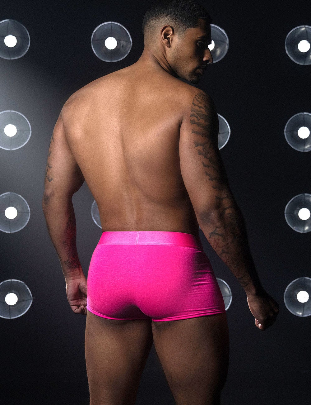 C-IN2 ローライズボクサーパンツ SUPER BRIGHT LOW RISE TRUNK（ネオンピンク） CIN2 シーインツー メンズ下着 インナー 男性 パンツ アンダーウェア ブランド