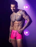 C-IN2 ローライズボクサーパンツ SUPER BRIGHT LOW RISE TRUNK（ネオンピンク） CIN2 シーインツー メンズ下着 インナー 男性 パンツ アンダーウェア ブランド
