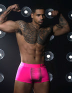 C-IN2 ローライズボクサーパンツ SUPER BRIGHT LOW RISE TRUNK（ネオンピンク） CIN2 シーインツー メンズ下着 インナー 男性 パンツ アンダーウェア ブランド
