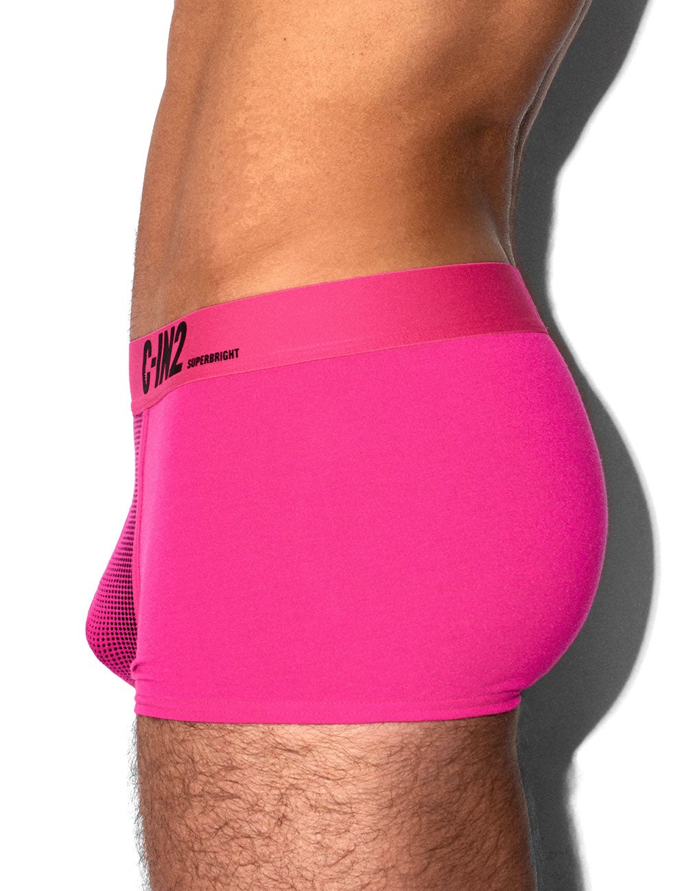 C-IN2 ローライズボクサーパンツ SUPER BRIGHT LOW RISE TRUNK（ネオンピンク） CIN2 シーインツー メンズ下着 インナー 男性 パンツ アンダーウェア ブランド