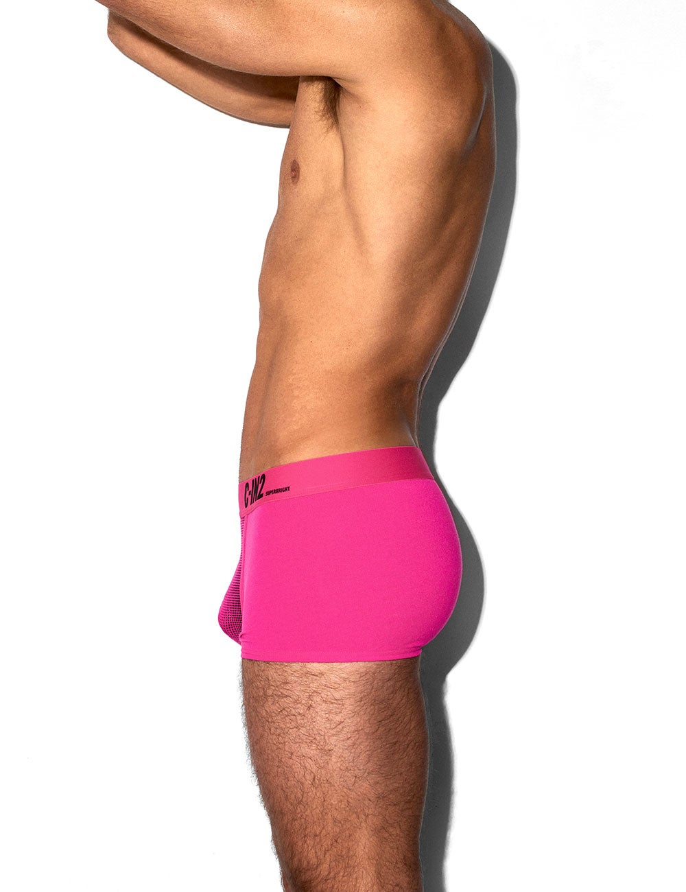 C-IN2 ローライズボクサーパンツ SUPER BRIGHT LOW RISE TRUNK（ネオンピンク） CIN2 シーインツー メンズ下着 インナー 男性 パンツ アンダーウェア ブランド