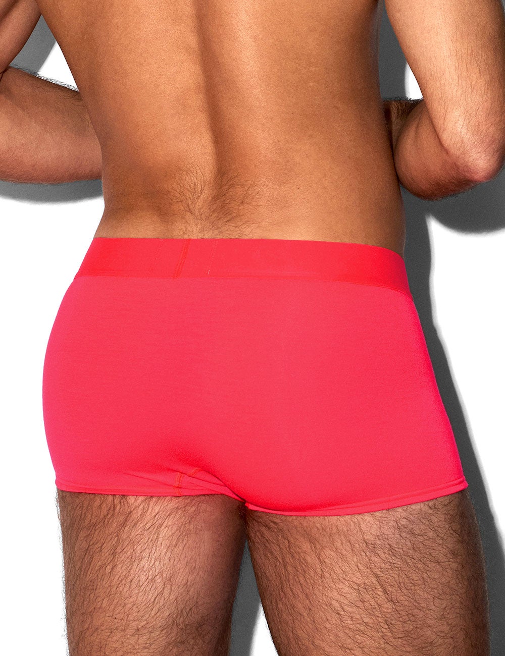 C-IN2 ローライズボクサーパンツ SUPER BRIGHT LOW RISE TRUNK（ネオンレッド） CIN2 シーインツー メンズ下着 インナー 男性 パンツ アンダーウェア ブランド