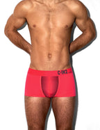 C-IN2 ローライズボクサーパンツ SUPER BRIGHT LOW RISE TRUNK（ネオンレッド） CIN2 シーインツー メンズ下着 インナー 男性 パンツ アンダーウェア ブランド