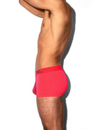 C-IN2 ローライズボクサーパンツ SUPER BRIGHT LOW RISE TRUNK（ネオンレッド） CIN2 シーインツー メンズ下着 インナー 男性 パンツ アンダーウェア ブランド
