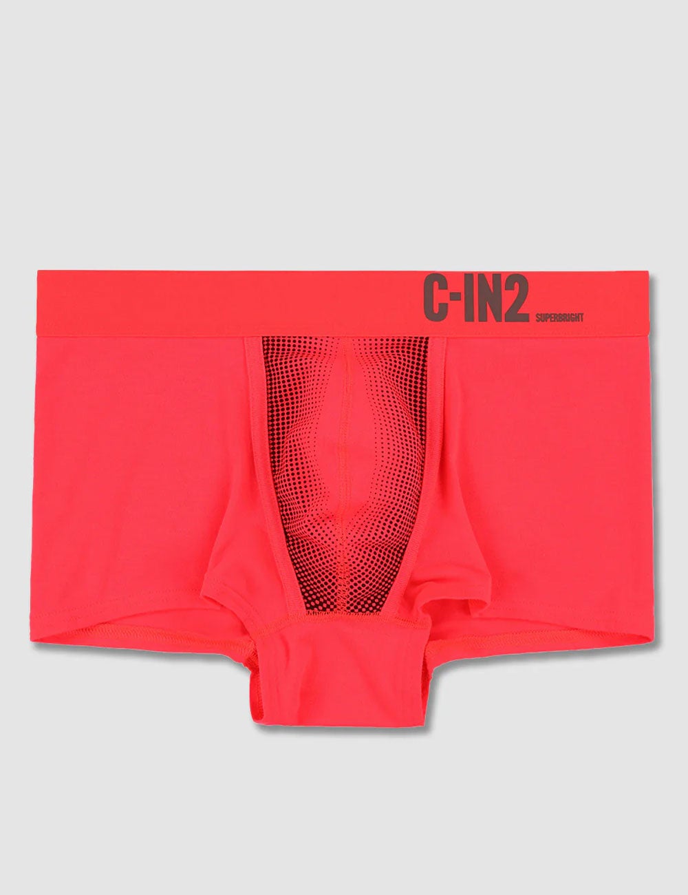 C-IN2 ローライズボクサーパンツ SUPER BRIGHT LOW RISE TRUNK（ネオンレッド） CIN2 シーインツー メンズ下着 インナー 男性 パンツ アンダーウェア ブランド