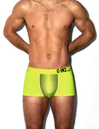 C-IN2 ローライズボクサーパンツ SUPER BRIGHT LOW RISE TRUNK（ネオンイエロー） CIN2 シーインツー メンズ下着 インナー 男性 パンツ アンダーウェア ブランド
