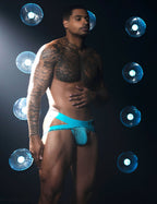 C-IN2 ジョックストラップ SUPER BRIGHT JOCK STRAP （ネオンブルー） ケツ割れ ケツワレ サポーター CIN2 シーインツー メンズ下着 インナー 男性 パンツ アンダーウェア ブランド