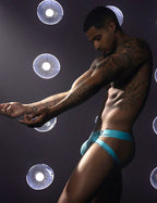 C-IN2 ジョックストラップ SUPER BRIGHT JOCK STRAP （ネオンブルー） ケツ割れ ケツワレ サポーター CIN2 シーインツー メンズ下着 インナー 男性 パンツ アンダーウェア ブランド