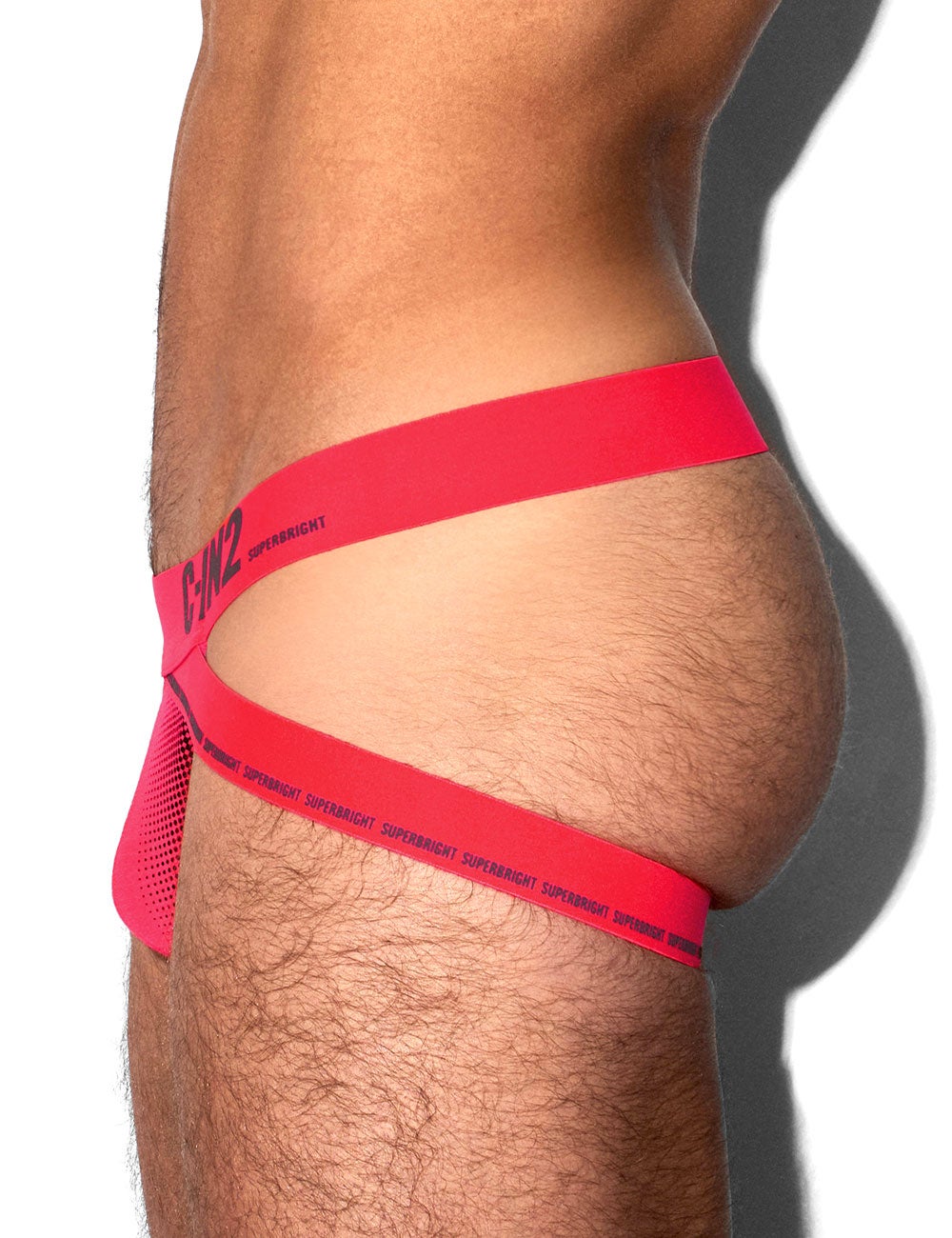 C-IN2 ジョックストラップ SUPER BRIGHT JOCK STRAP （ネオンレッド） ケツ割れ ケツワレ サポーター CIN2 シーインツー メンズ下着 インナー 男性 パンツ アンダーウェア ブランド