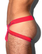 C-IN2 ジョックストラップ SUPER BRIGHT JOCK STRAP （ネオンレッド） ケツ割れ ケツワレ サポーター CIN2 シーインツー メンズ下着 インナー 男性 パンツ アンダーウェア ブランド